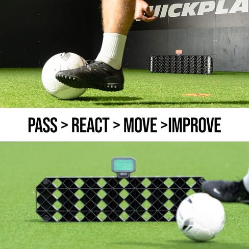 محطة إعادة التشغيل QUICKPLAY وحزمة الإضاءة للتدريب على رد الفعل RXTR - نظام تدريب ذكي كامل لكرة القدم مع لوحة ارتداد، تسجيل في الوقت الحقيقي، وتدريبات تدريب احترافية للتحكم وممارسة التمرير in Saudi Arabia