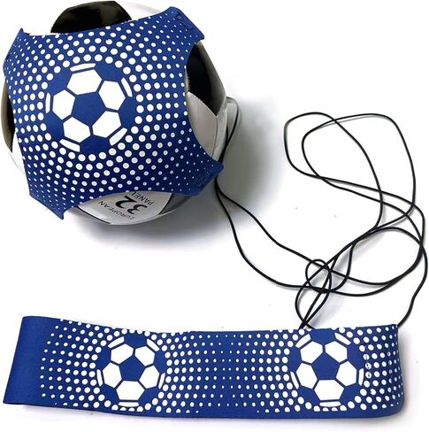 Soccer Training Equipment, Solo Trainer with Adjustable Belt, Fits Size 3-4-5 Balls, 14 Feet Stretch Cord, Portable Practice Rebounder in Saudi Arabia