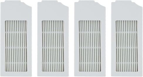 Vacuum Cleaner Filter Replacement Kit Compatible with for N20/N20 Plus/for Pro Plus, 4-Pack White Filter Paper Parts for Household Cleaning in Kuwait