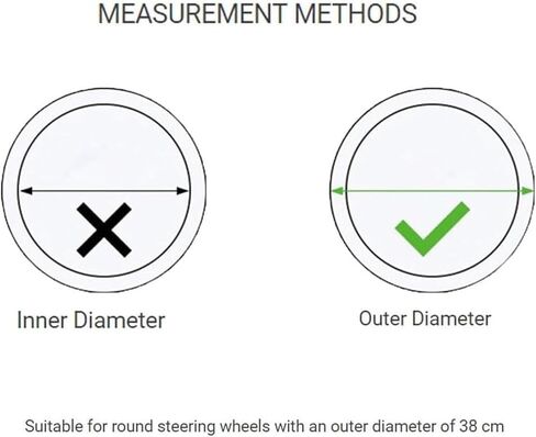 for Alfa Romeo 159 147 Giulietta Stelvio 4C Mito 156 Car Steering Wheel Cover Anti-Slip Breathable Car Steering Wheel Protector Car Accessories Interior,O-Type-White-Black Brown in Saudi Arabia