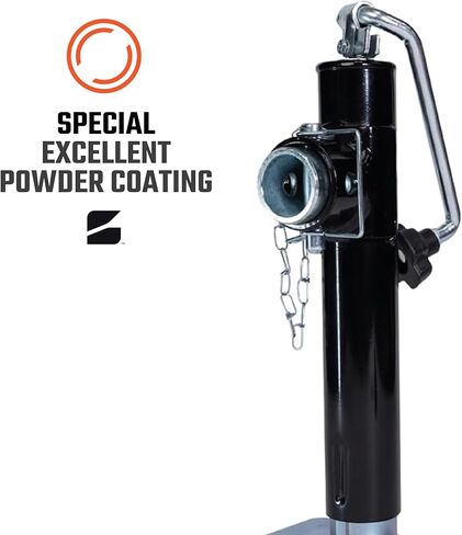 توزيع باستيون واحد جديد دوار مقطورة | جبل الأنابيب الملحومة | سعة 5000 رطل | يناسب ألسنة المقطورة من 3 إلى 4 بوصات | مقاومة للتآكل | BD-5000TW-TM in Kuwait