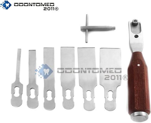 OdontoMed2011 CHISEL HANDLE FIBER HANDLE WITH BLADES ORTHOPEDIC INSTRUMENTS in Saudi Arabia
