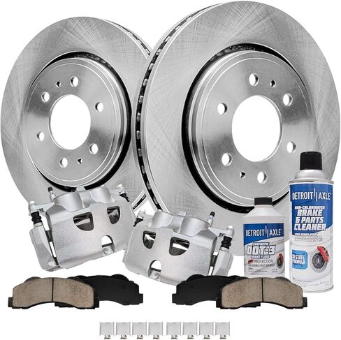 Detroit Axle - مجموعة الفرامل الأمامية لـ Ford Expedition F -150 Lincoln Navigator Brake Brake Routor in Saudi Arabia
