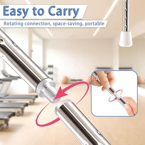 باتون تويرلينج، هراوات للتدوير من الفولاذ المقاوم للصدأ 2 شريط دوار 3 أربطة شعر قوس قزح مناسبة للمبتدئين فضي وأبيض 21.6 بوصة in Kuwait