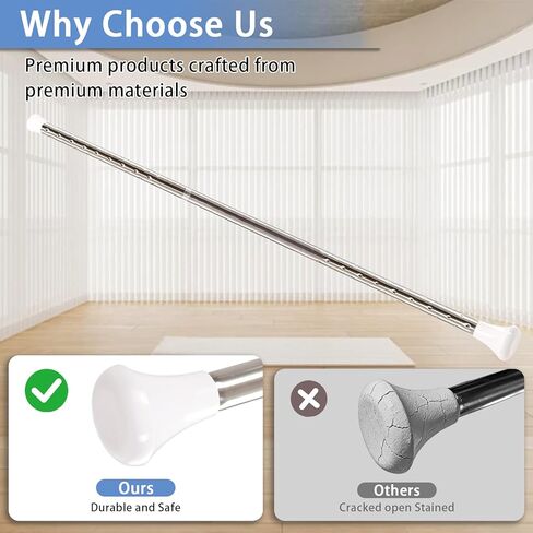 باتون تويرلينج، هراوات للتدوير من الفولاذ المقاوم للصدأ 2 شريط دوار 3 أربطة شعر قوس قزح مناسبة للمبتدئين فضي وأبيض 21.6 بوصة in Kuwait