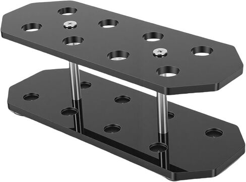AUNMAS Dart Stand Acrylic Holder Display Stand Holds 8 Tabletop Display Rack for Dart Storage and Organization (Black) in Saudi Arabia