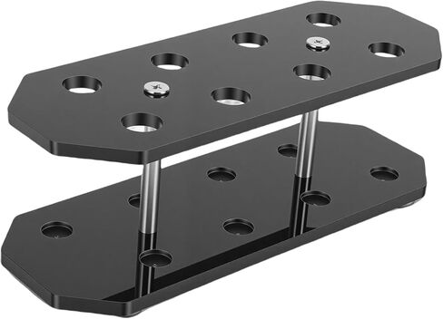 AUNMAS Dart Stand Acrylic Holder Display Stand Holds 8 Tabletop Display Rack for Dart Storage and Organization (Black) in Saudi Arabia