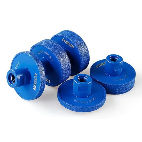 20mm Diamond Grooving Wheel for Angle Grinder 5/8-11 - Heavy Duty Flat Grinding Disc for Ceramic Tile/Marble/Stone, Precision Basin Installation & Stone Carving in Kuwait