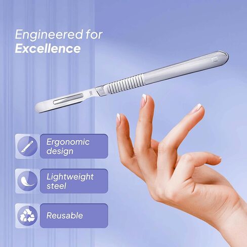 10R Dermaplane Razor for Women Face Pack of 15 + Scalpel Blade Remover Box in Kuwait