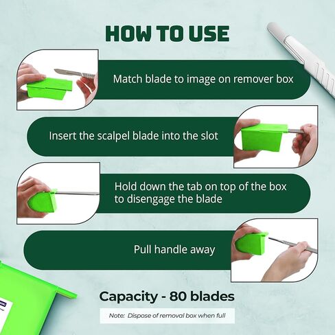 10R Dermaplane Razor for Women Face Pack of 15 + Scalpel Blade Remover Box in Kuwait