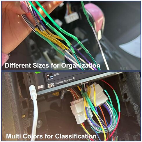 430 قطعة 2: 1 مجموعة أنابيب الانكماش الحراري الصناعية للأسلاك، 2: 1 غلاف انكماش حراري من الدرجة البحرية، شريط انكماش حراري كهربائي كبير ممتاز مقاوم للماء، 12 مقاسًا 6 ألوان متنوعة in Kuwait