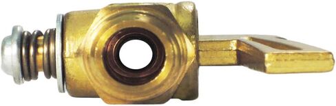 Nigo Industrial Co. Forged Brass Ground Plug Shut-Off Cock, 1/4" Male NPT X 1/4" Female NPT (Pack of 6) in Kuwait