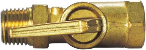 Nigo Industrial Co. Forged Brass Ground Plug Shut-Off Cock, 1/4" Male NPT X 1/4" Female NPT (Pack of 6) in Kuwait