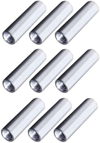 9 قطعة M4 موضوع الفولاذ المقاوم للصدأ قضيب ربط ترصيع بقطر 5 مللي متر و 6 مللي متر مناسبة لتثبيت مقبض السكين (متوسط) in Kuwait