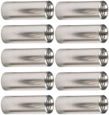 10PCS CNC Stainless Screw Rod Studs with M4 Thread, 5MM Diameters Knife Handle Fastening Hardware DIY Making Accessories(Small) in Kuwait