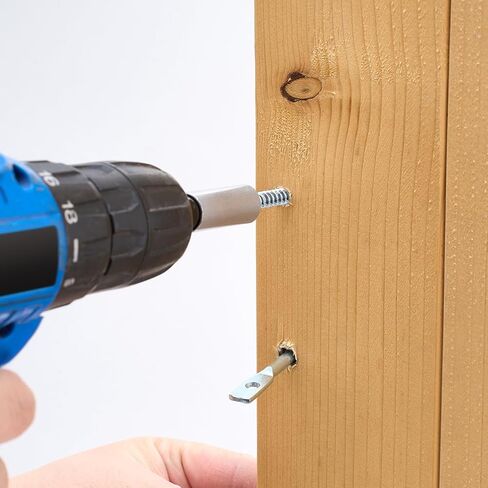 100 Pcs 1/4"x2.83" Eye Lag Screws with 1 Eye Lag Driver Zinc Plated Carbon Steel Self Tapping Drilling Point for Drop Ceiling Hanger Wire in Kuwait