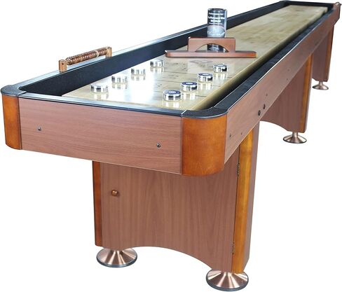 Playcraft Woodbridge Cherry 16' 2 Piece Construction Shuffleboard Table in Kuwait