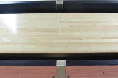 Playcraft Woodbridge Cherry 16' 2 Piece Construction Shuffleboard Table in Kuwait