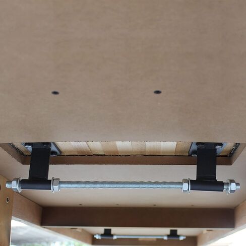 Playcraft Woodbridge Cherry 16' 2 Piece Construction Shuffleboard Table in Kuwait