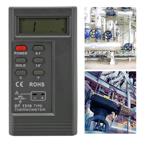 Digital Thermocouple Temperature Thermometer K Type LCD Display, Pocket Size Design, for Industrial Temperature Measurement in Saudi Arabia