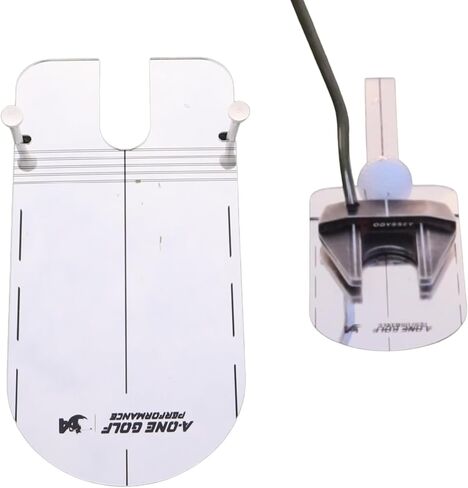 A-ONE Golf Performance، مجموعة لعب صغيرة، مرآة وضع + مسطرة وضع، مساعد تدريب على وضع الكرة، مدرب ضربات مرآة لتحسين وضع الجولف، مساعد جولف، مساعد تدريب جولف للسكتة الدماغية in Kuwait