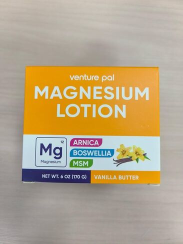Magnesium Lotion with Arnica, MSM & Boswellia – Cooling Magnesium Cream – Lightweight Moisturizing Lotion for Legs & Feet – Safe for Kids – 6 fl oz in Kuwait