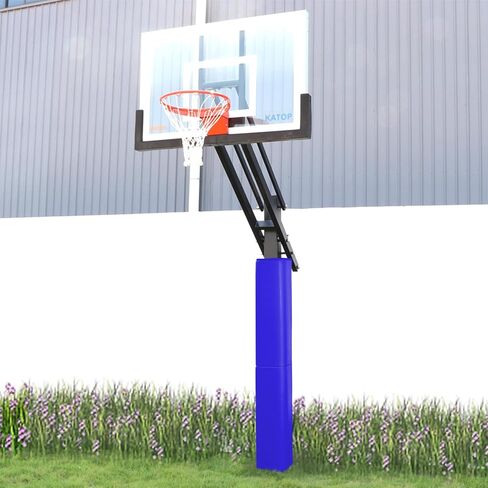 بطانة طوق كرة السلة المربعة من كاتوب، تناسب عمود 6 × 6 بوصة، وسادة متينة بطول 6 أقدام لكرة السلة في الهواء الطلق وداخل المنزل، وسادات طوقية لكرة السلة مقاومة للماء للأشعة فوق البنفسجية للحماية وسلامة اللاعب in Kuwait