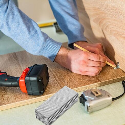 VALICLUD 1600pcs Straight Nails Brad Nails Heavy Duty Gauge for Woodworking Cabinet Trim Molding Furniture Projects Compatible in Saudi Arabia