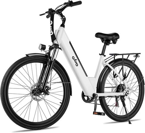 Qlife Cityone Electric Bike for Adults & Teens, Step-Through Commuter Ebike, 1000W Peak Motor, 55-Mile Range, 48V Removable Battery, 26-Inch City Tires, 7-Speed, Up to 25 MPH in Saudi Arabia