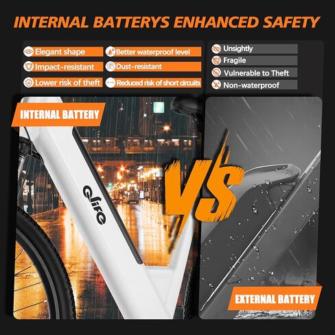 Qlife Cityone Electric Bike for Adults & Teens, Step-Through Commuter Ebike, 1000W Peak Motor, 55-Mile Range, 48V Removable Battery, 26-Inch City Tires, 7-Speed, Up to 25 MPH in Saudi Arabia
