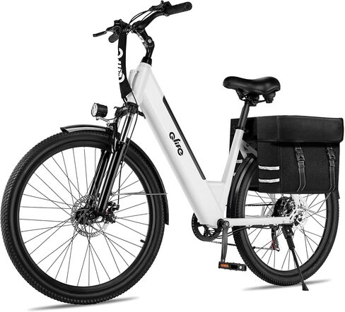 Qlife Cityone Electric Bike for Adults & Teens, Step-Through Commuter Ebike, 1000W Peak Motor, 55-Mile Range, 48V Removable Battery, 26-Inch City Tires, 7-Speed, Up to 25 MPH in Saudi Arabia