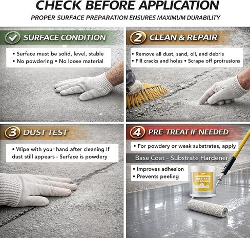 2-Part Epoxy Floor Coating Kit – Self-Leveling High Gloss Finish, Chemical & Abrasion Resistant Concrete Sealer for Garage, Basement & Workshop – 1.06 Gallon Covers 270 Sq Ft, Slate Grey in Saudi Arabia