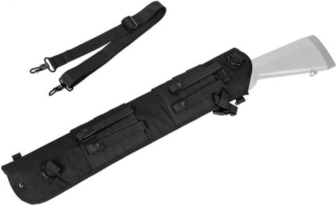 Lancer Tactical Shotgun Holster w/MOLLE Straps - Black in Saudi Arabia