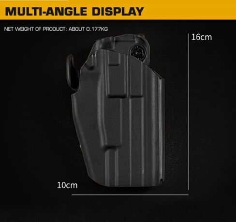 Universal Holster for AirSoft Pistols Standard Right Handed - Black in Kuwait