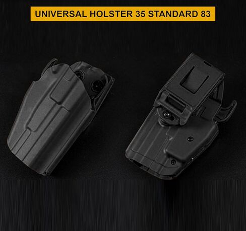 Universal Holster for AirSoft Pistols Standard Right Handed - Black in Kuwait