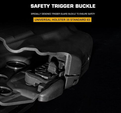 Universal Holster for AirSoft Pistols Standard Right Handed - Black in Kuwait