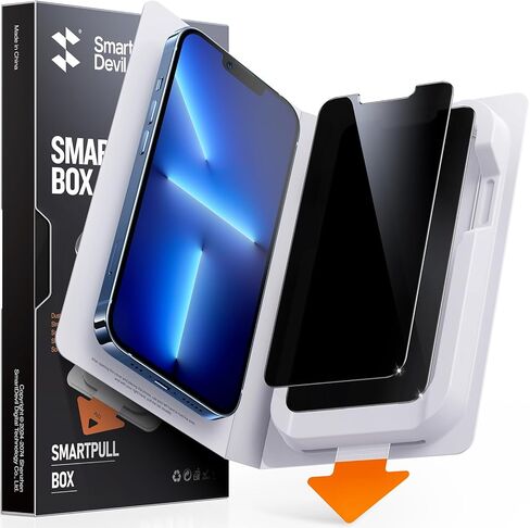 SmartDevil 3 Pack Screen Protector لـ iPhone 13 Pro Max/iPhone 14 Plus (6.7 بوصة) ، [إطار التثبيت السهل] [مزدوج الدرجة العسكرية المقاومة in Kuwait