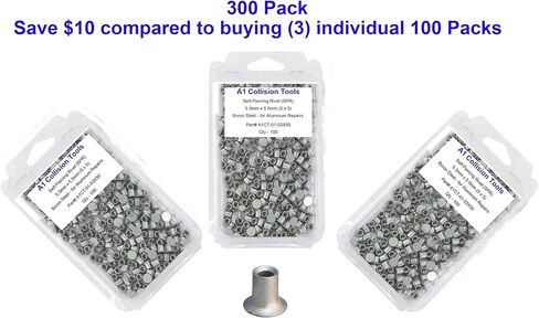 Self-Piercing Rivets (SPR), 5.3mm x 5.0mm (5x5), 300-Pack in Saudi Arabia
