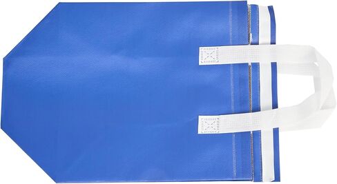 Restaurantware Insulated Delivery Bags 25 Count 11.811 x 7.874 x 12.598 Inches Nonwoven Take Out Bags For Food With Sturdy Handles, Orange Insulated Grocery Bags Tamper-Evident Foldable in Saudi Arabia