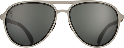 نظارات شمسية مستقطبة من Goodr Clubhouse Closeout للرجال والنساء، مقاس كبير (Mach G)، إطار رمادي صلب مع عدسة عاكسة سوداء، حماية من الأشعة فوق البنفسجية 400، لا تنزلق، لا ترتد in Saudi Arabia