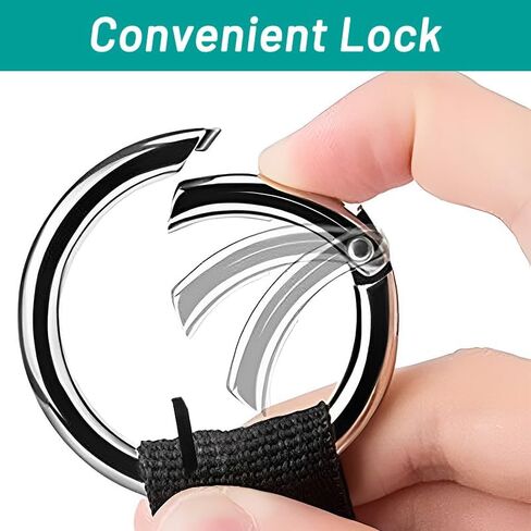 2 Pack Electrical Tape Holder - Strap Tape Measure Holder Thong with Metal Clip for Tool Belts - Multi-Function Hanging Storage Strap for Storing Cables, Ropes, and Wires in Tool Bag (Black) in Kuwait