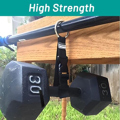 2 Pack Electrical Tape Holder - Strap Tape Measure Holder Thong with Metal Clip for Tool Belts - Multi-Function Hanging Storage Strap for Storing Cables, Ropes, and Wires in Tool Bag (Black) in Kuwait