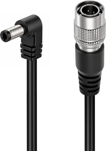 الزاوية اليمنى 2.5 DC إلى Hirose 4 Pin Cable طاقة الذكور لتكبير F8 / Zoom F4 / Sound Devices / BlackMagic in Saudi Arabia