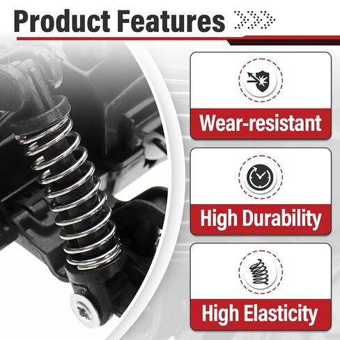 6 Pcs SP 9734 Compression Spring, Spring Steel, 0.105 in x 1-1/8 in x 3 in in Kuwait