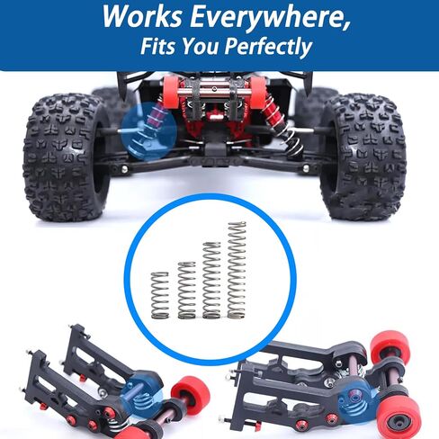 مجموعة متنوعة من الربيع مكونة من 200 قطعة | تمديد ونوابض ضغط مطلية بالزنك | 20 مقاسًا لإصلاح المنزل والأعمال اليدوية (20 مقاسًا) in Kuwait