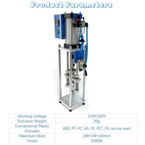 20g Vertical Injection Molding Machine for ABS PVC PP PC PET Polymer Plastic Injection Molding 110V in Saudi Arabia