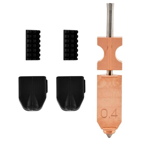 مجموعة Hotend مقاس 0.4 مم لـ FLA-shfor-ge AD5X، بما في ذلك غطاءين من السيليكون وفرشتين للفوهة، وطارد فوهة سريع الفصل سريع الفك بدون فوهة أنبوب للحلق (اللون: ذهبي) in Kuwait