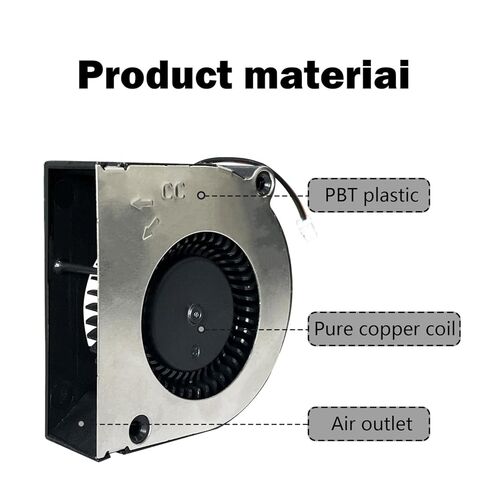 Model Cooling Fan for Kobra 3 Max Ball Bearing Blower Fan DC 24V Extruder Hotend Fan Hotend Heat Sink Axial Model Cooling Fan Replacement for Anycubic 3D Printer Accessories in Kuwait