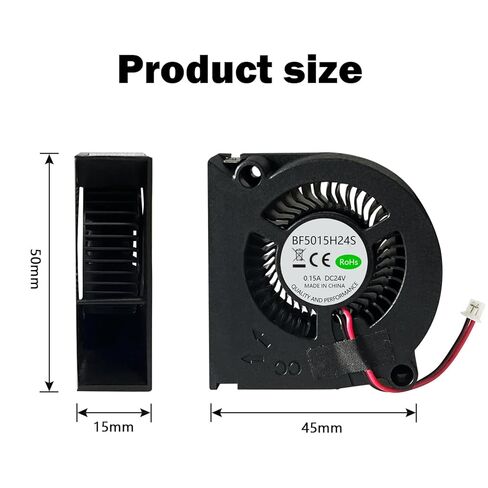 Model Cooling Fan for Kobra 3 Max Ball Bearing Blower Fan DC 24V Extruder Hotend Fan Hotend Heat Sink Axial Model Cooling Fan Replacement for Anycubic 3D Printer Accessories in Kuwait