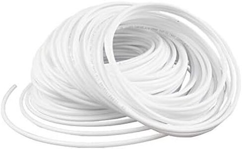 White 1/4" RO Tubing at 70°F-120PSI to 150°F-60PSI 1/4" Flexible water pipes 1/4-inch Plastic NSF Certified CCK Tubing15 Feet) in Saudi Arabia